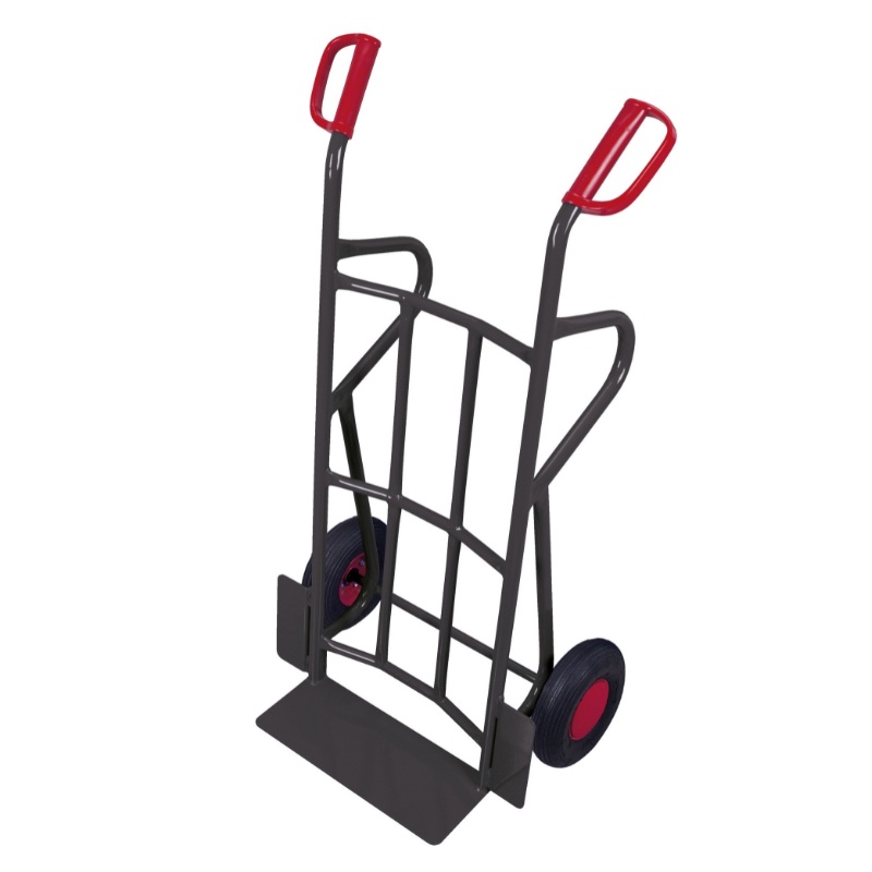 Stalen steekwagen schop inclusief valbeugels - Afbeelding 3